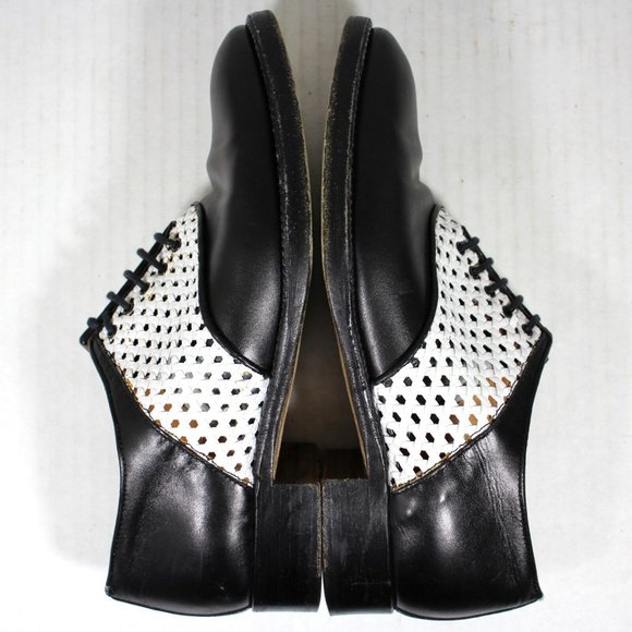 Hermes Weave Oxfords Rare Womens A1277 - Picture 4 of 11